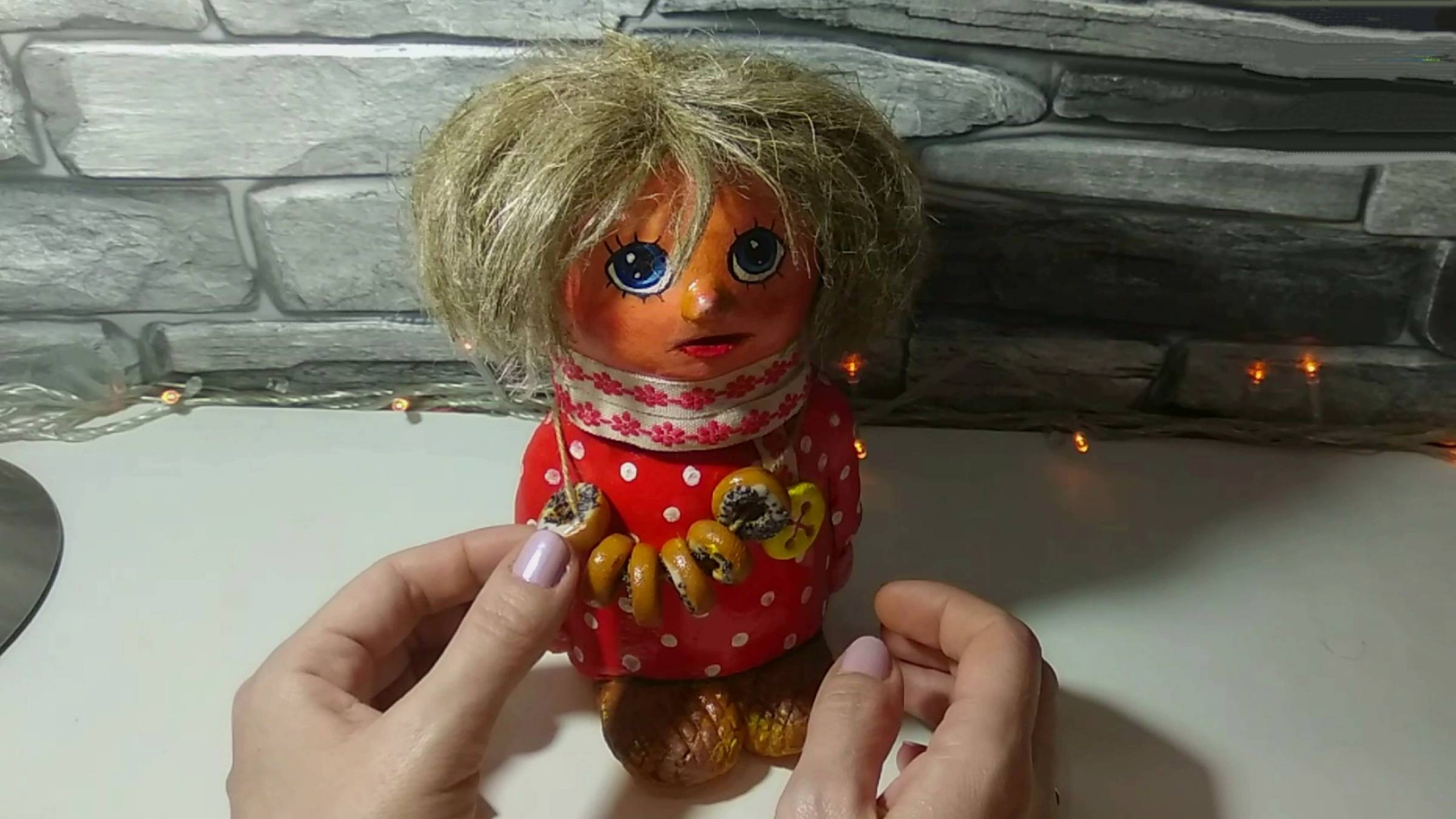 Домовёнок Кузя из банки и теста. DIY. смотреть онлайн