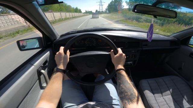 1993 Mercedes-Benz E190 1.8 AT - POV TEST DRIVE