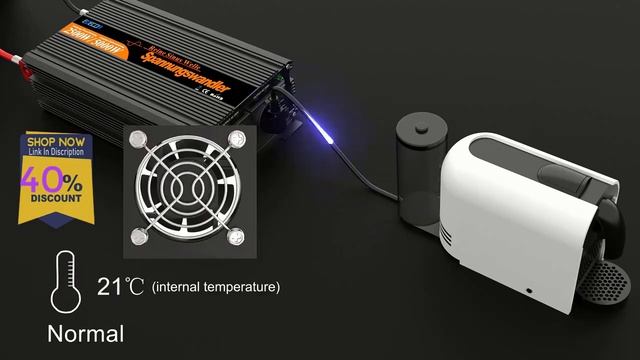 EDECOA 2500W Pure Sine Wave Power Inverter DC 12V 24V To AC 220V 230V