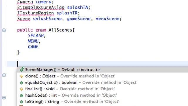 AndEngine 1.6 Android Game Development - Setting up a Scene Manager смотреть онлайн