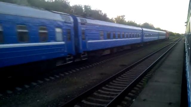 ТЭП70БС-006 с поездом №614Б Солигорск-Могилёв. смотреть онлайн