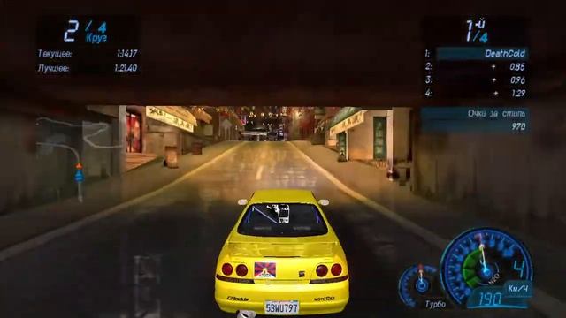 Need for Speed Underground FAST Edition | Nissan Skyline GT-R (BCNR33) | PC Gameplay смотреть онлайн