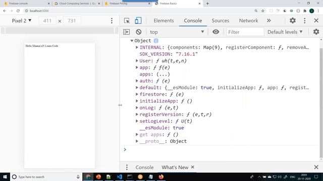Firebase Basics - Firebase Authentication | Firestore Cloud |#1 Firebase Tamil Tutorial for Beginne смотреть онлайн