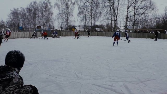 2018г. Хоккейный матч команд Дмитриевы Горы-Денятино смотреть онлайн