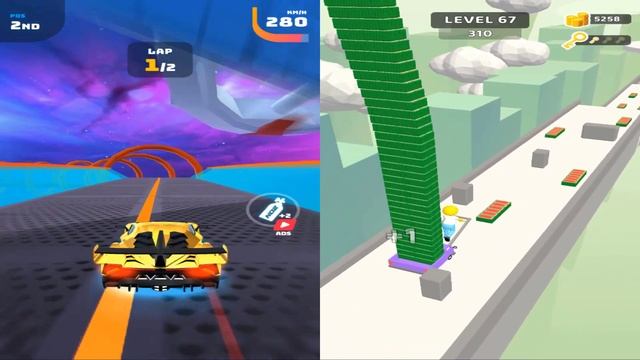 Satisfying Mobile Games 2023 - Race Master 3D, Brick Builder, Roof Rails, Shape Shifting, A-Z Run.. смотреть онлайн