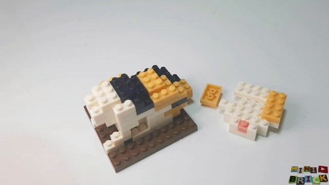 PETIT BLOCK | Friends of Dogs and Cats #3 CALICO CAT | Stop motion speed build review смотреть онлайн