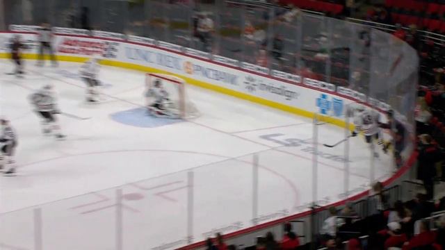 Dougie Hamilton Throws Puck On Net & Beats Malcolm Subban From Below Goal Line смотреть онлайн
