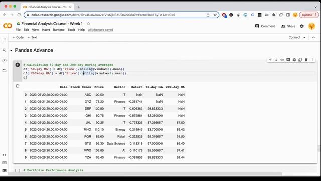 Python for Finance | Financial Data Analysis Part - 4 | Pandas and Numpy Advance Concepts in Financ смотреть онлайн