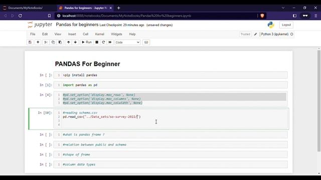 How Read CSV File With Pandas | Pandas Read_csv() | Pandas For Beginners | Pandas 3 | DevSetGo смотреть онлайн