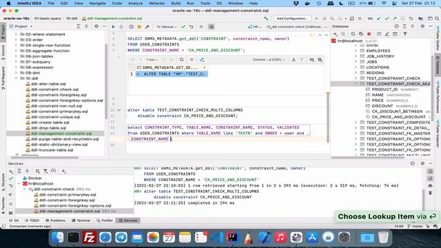 #14.g - Management Constraint | BELAJAR RDBMS ORACLE 18C смотреть онлайн