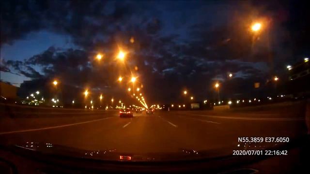 Driving in Moscow agglomeration: Серпухов - Москва (Текстильщики) 01/07/2020 (timelapse 4x) смотреть онлайн