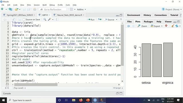 Support vector machines, Gradient Booster methods, Artificial Neural networks in R programming смотреть онлайн