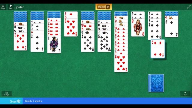 Solitaire - Microsoft Solitaire Tournament Finals Spider completed. Computer gaming. смотреть онлайн
