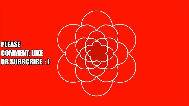 Simple Python Turtle Graphic and Code: Rosette смотреть онлайн