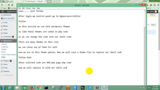How to upload shell via wp admin panel смотреть онлайн