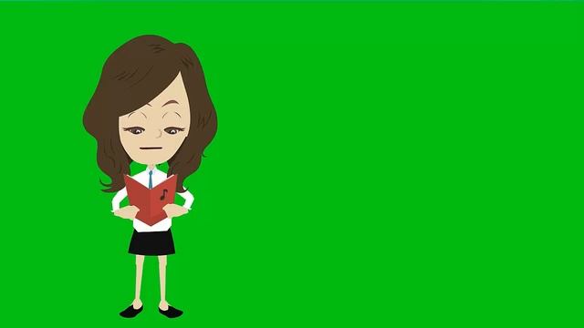 16. Футажи на хромакее. Девочка. Футаж для создания видео. смотреть онлайн
