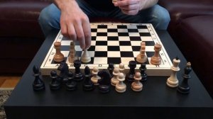 Сувенирные деревянные шахматы "Гроссмейстерские" \Gift souvenir wooden chess "Grandmaster" beech