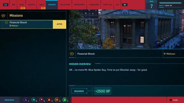 Spiderman: Character Sheet and In-Game Menus смотреть онлайн