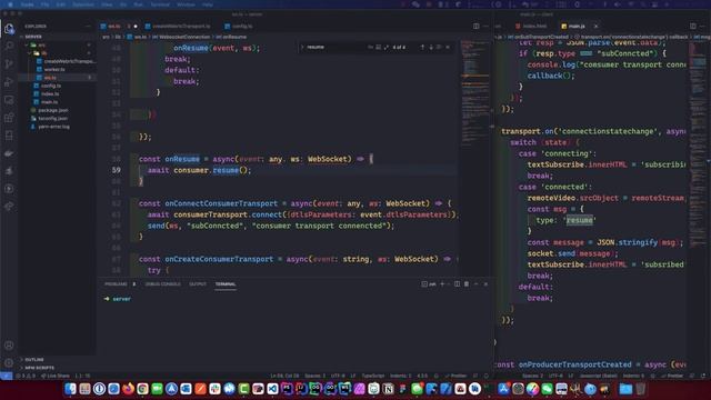mediasoup crash course - client & server Consume day 8 смотреть онлайн