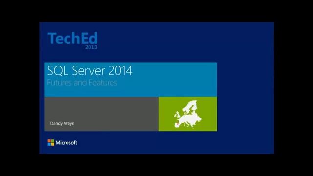 SQL Server 2014 Features and Prospects 2 смотреть онлайн