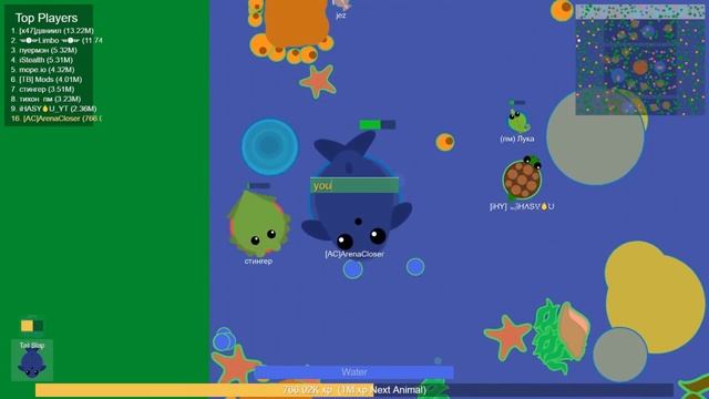 Mope.io 3 NEW AMAZING ANIMALS | Elephant, Blue whale, Sabertooth смотреть онлайн
