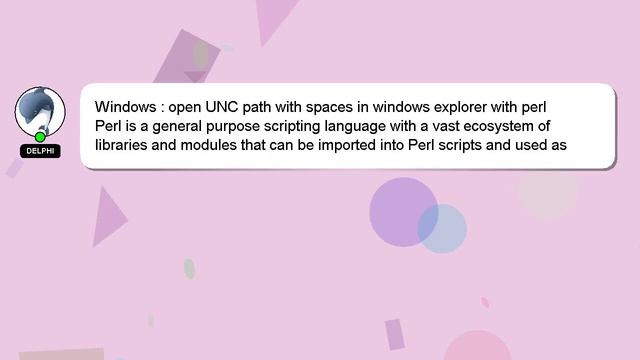 Windows : open UNC path with spaces in windows explorer with perl смотреть онлайн
