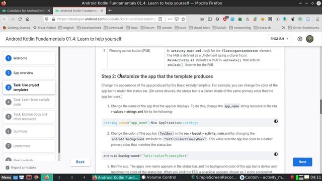 Tutorial Android Studio : Mengubah App Name dan App Background смотреть онлайн