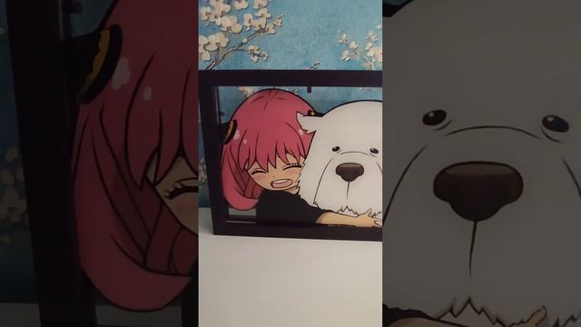 Рисунок на стекле - Аня Форджер #shorts #anime #glasspainting #anyaforger #castom #trending #art смотреть онлайн