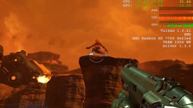 DOOM 2016 [ HD 7750 / FX-4300 / 8 GB RAM ] Vulkan API смотреть онлайн