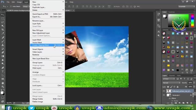 Lecture 25 how to creat mask in adobe photoshop CC in urdu hindi смотреть онлайн