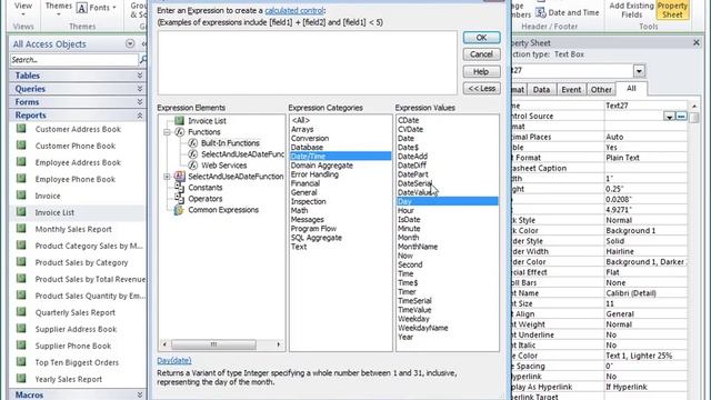 Microsoft Office Access 2010-Select and use a date function www.windowstechnet.com смотреть онлайн