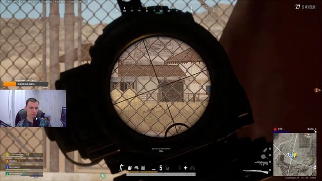 Pubg играем Kar98k+AUG ранкед/соло против сквадов смотреть онлайн