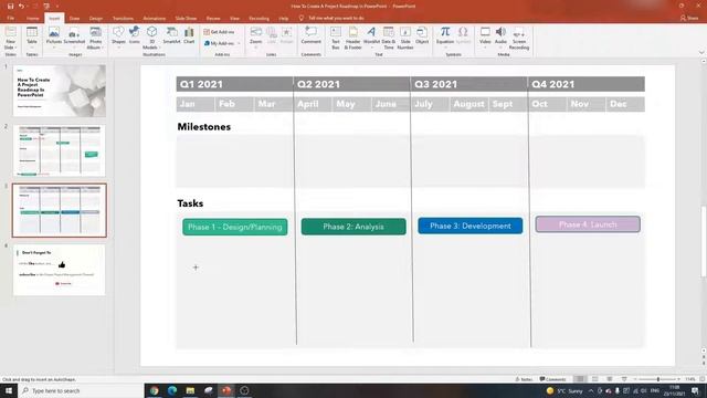 How To Create A Project Roadmap In PowerPoint - Step By Step & Templates
