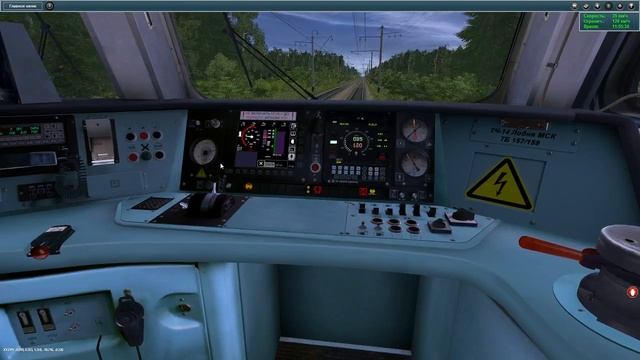 Trainz Simulator 2012: Поездка на электропоезде ЭД4М по маршруту СПБ-Волховстрой I смотреть онлайн