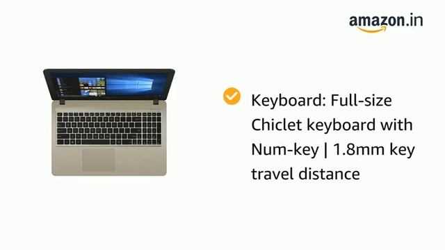 ASUS VivoBook 15 Intel Celeron N3350 15 6 inch HD Laptop - Best laptop under 30000 смотреть онлайн