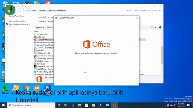 TUTORIAL CARA UNINSTALL MS. OFFICE 2013 DI WINDOWS 10 смотреть онлайн