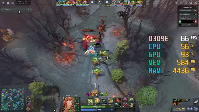 AMD Radeon R7 260X -- Intel Core i5-3470 -- Dota 2 FPS Test смотреть онлайн