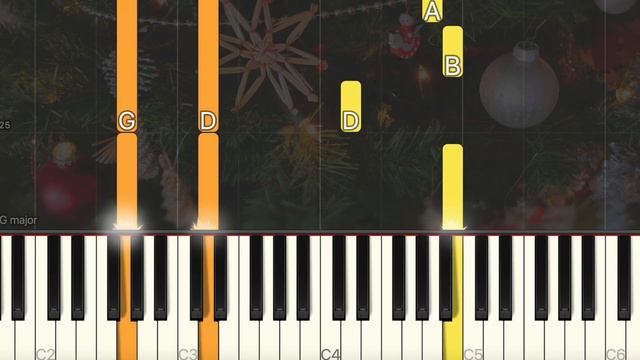 Jingle Bells Piano | Christmas Carol | X'mas Song (Easy Piano Tutorial) Sheet 琴譜 #pianotutorial