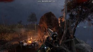 MetroExodus. Как убить медведя не имея патронов или как заманить медведя на край скалы!