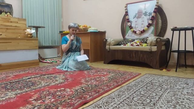 Песня на Вьяса пуджу Его Милости Чайтанья Чандра Чарана прабху, 24.03.2021 смотреть онлайн