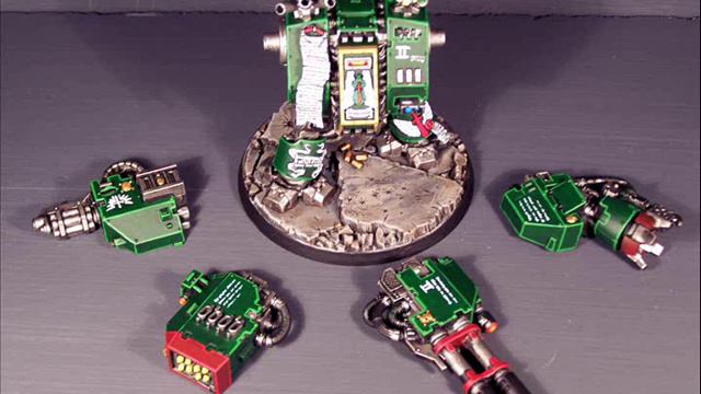 Warhammer 40k Dark Angels painted for Matt Blue Moon Miniatures смотреть онлайн