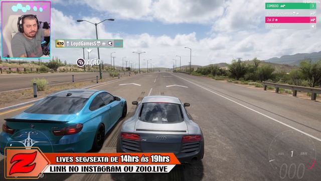 THIAGO REIS VS RENAN FIORINI - AUDI R8 V10 VS BMW M2 - FORZA HORIZON 5 смотреть онлайн