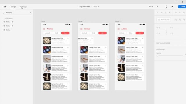 Drag to delete in Adobe XD | Interaction in Adobe XD | Adobe XD Tutorial смотреть онлайн