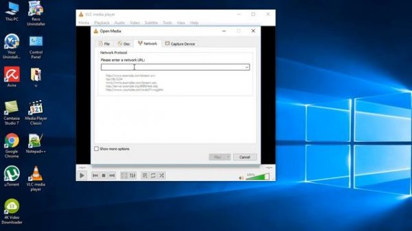 How to play stream video in VLC Media player