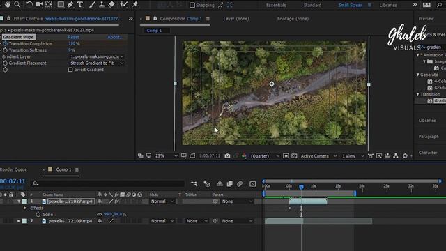 EASY Luma Fade Transition | Adobe After Effects Tutorial смотреть онлайн