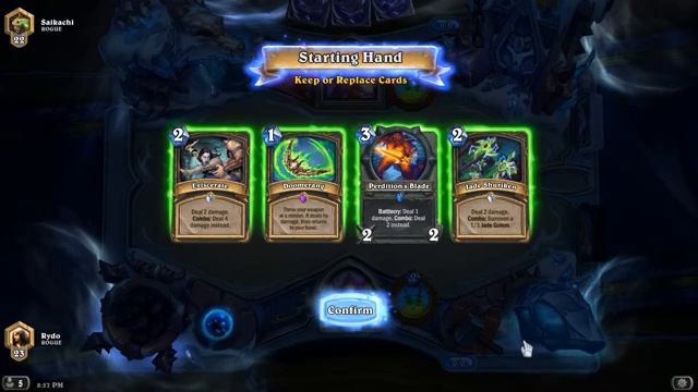 Hearthstone Knights of the Frozen Throne Rogue Deck Builds смотреть онлайн
