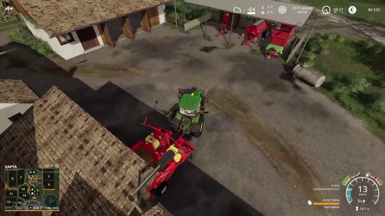 (PS4 Pro) FS19 Oberkrebach #65 Project Bio смотреть онлайн