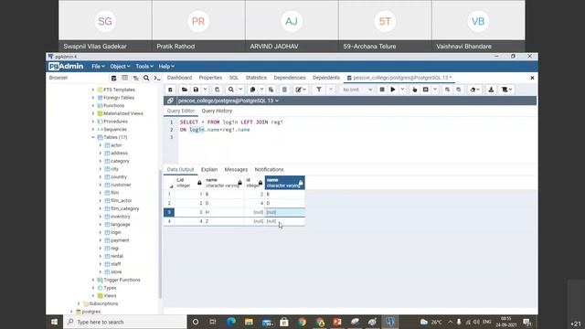 LEFT/RIGHT OUTER JOIN || DBMS DAY 19|| INTERNSHIP DAY 19|| Z O D L смотреть онлайн
