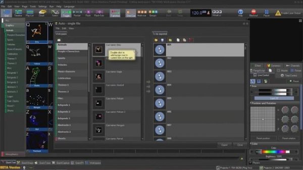 Pangolin FB4 Tutorial 3/3 - Using DMX and Autoplay feature