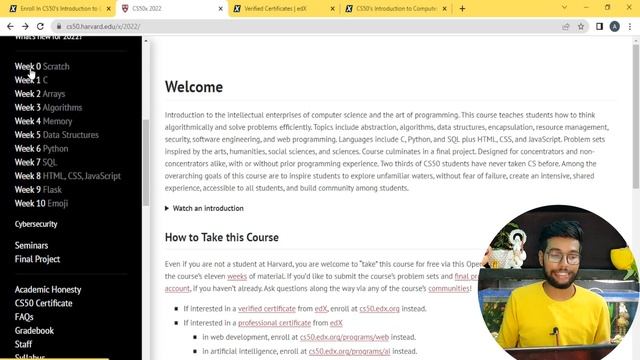 Harvard Free Computer Online Courses | Web development, Python , Java Script | Free Certificate смотреть онлайн